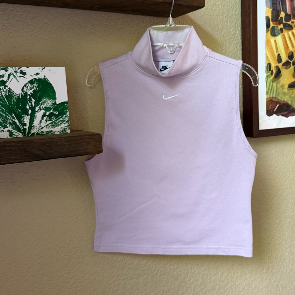 Nike Mock Neck Tank Top Small